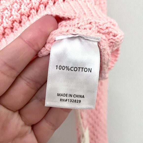 NWT REVOLVE Tularosa Andy Off Shoulder Sweater Pink Long Sleeve Size M - Picture 6 of 8